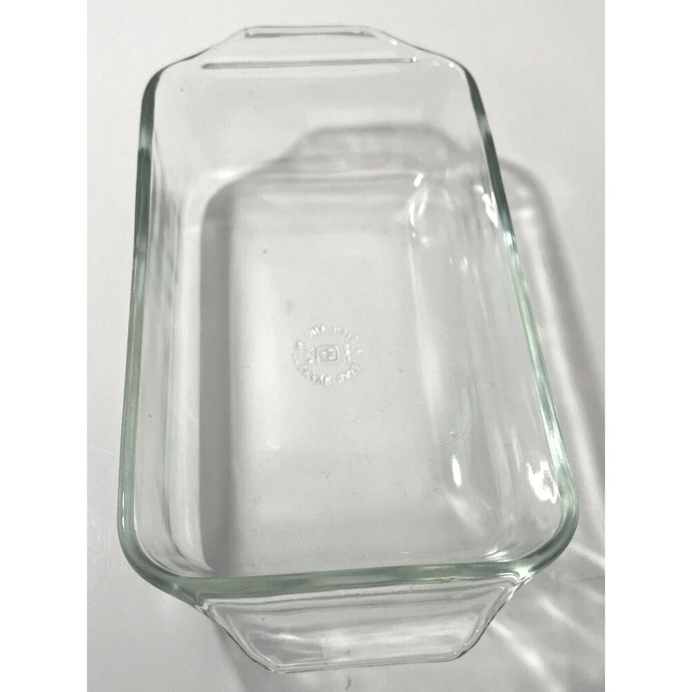 Anchor Hocking #443 Glass Handled Baking Dish 7.5 x 4 x 2